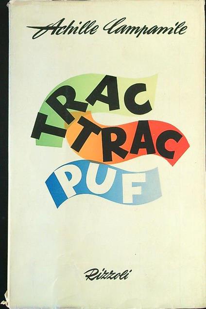 Trac trac puf - Achille Campanile - copertina