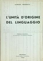 L' unità d'origine del linguaggio