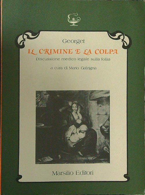 Il  crimine e la colpa - Georget - copertina