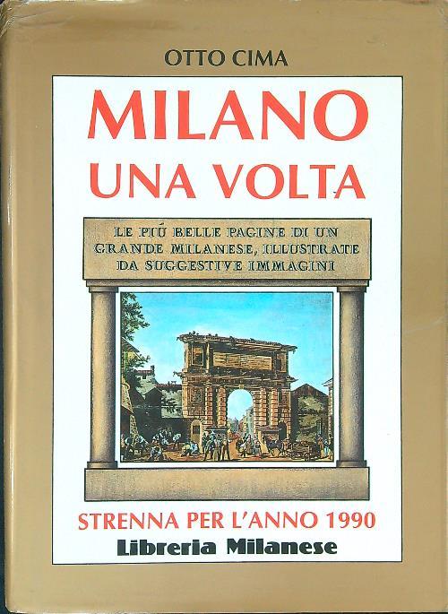 Milano una volta - Otto Cima - copertina