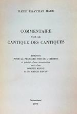 Commentaire du cantique des cantiques
