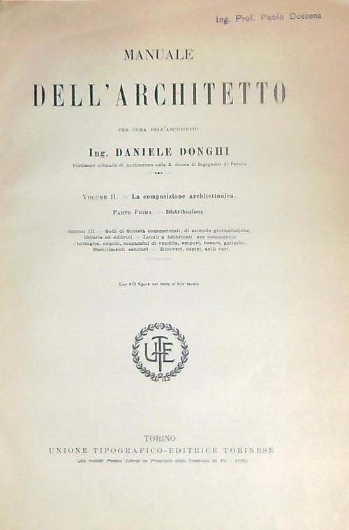 Manuale dell'architetto