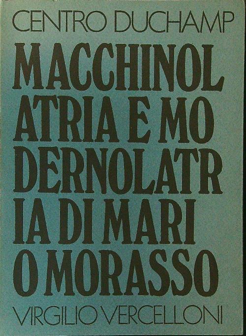 Centro Duchamp 5 - Virgilio Vercelloni - copertina