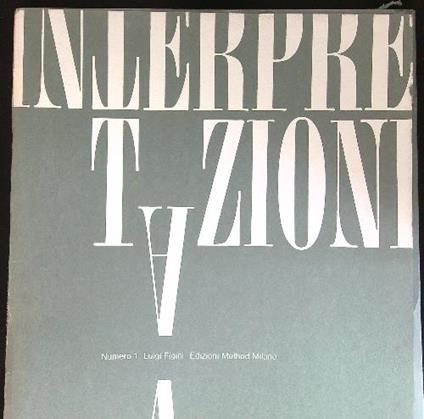 Interpretazioni grafiche - Luigi Figini - copertina