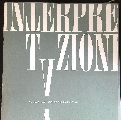 Interpretazioni grafiche - Luigi Figini - copertina
