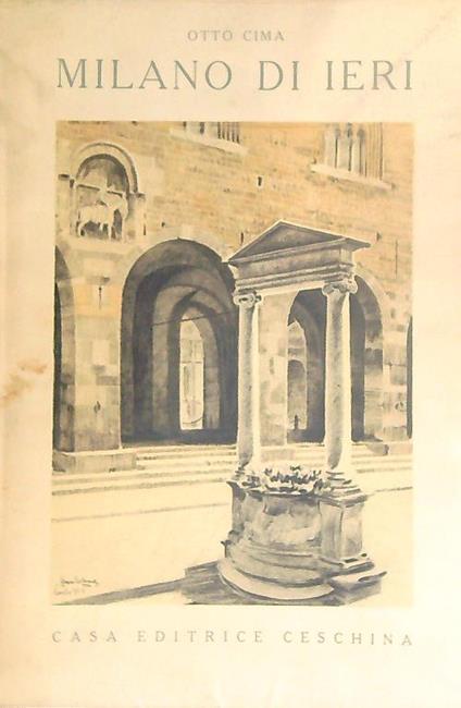 Milano di ieri - Otto Cima - copertina