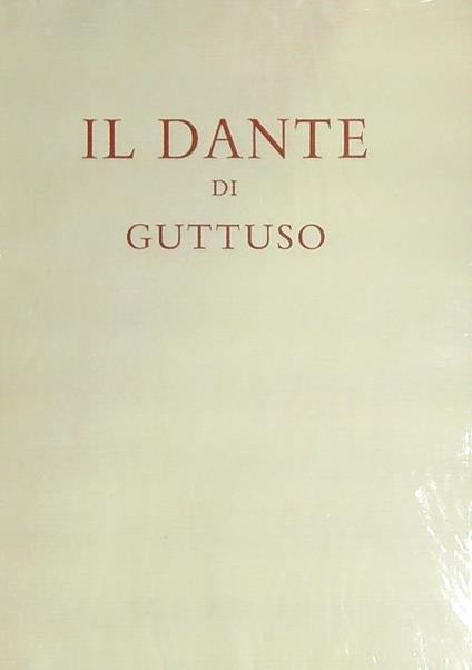 Il Dante di Guttuso - Renato Guttuso - copertina