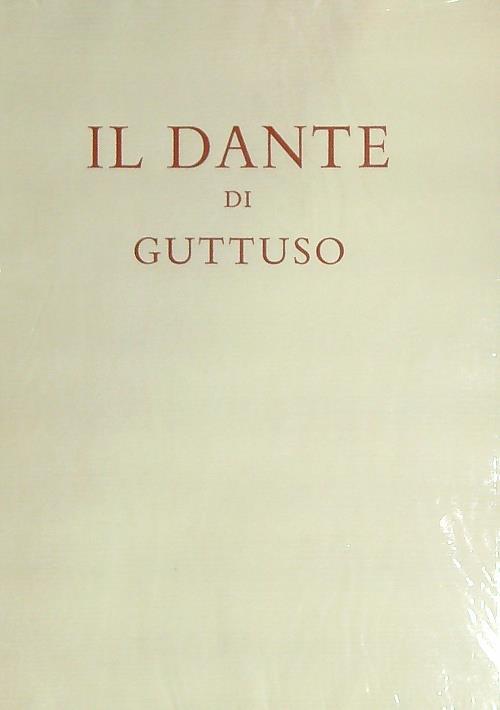 Il Dante di Guttuso - Renato Guttuso - copertina