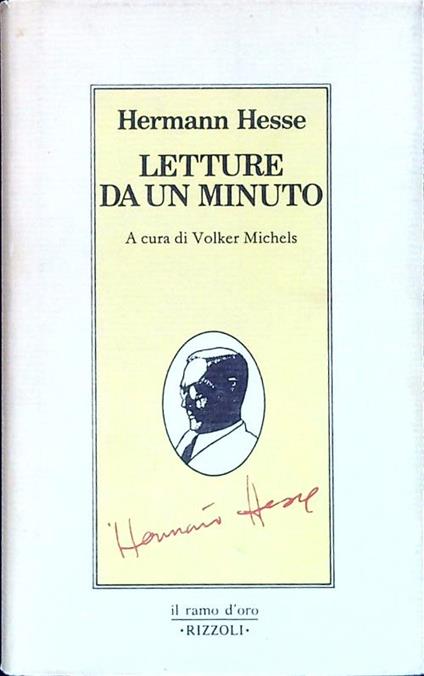 Letture da un minuto - Hermann Hesse - copertina