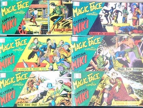 Capitan Miki. Magic Face contro. 6vv numeri sparsi - copertina