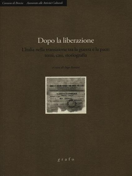 Dopo la liberazione - Inge Botteri - copertina