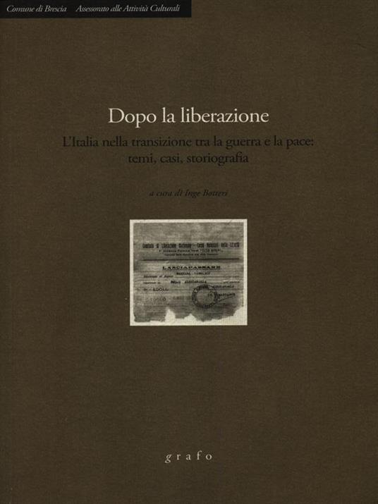 Dopo la liberazione - Inge Botteri - copertina