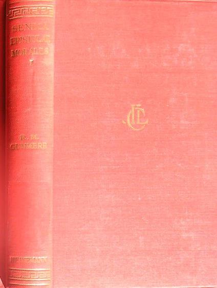 Seneca ad Lucilium Epistulae Morales. Vol I - Richard Gummere - copertina
