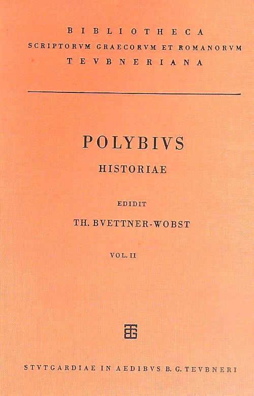 Polybius historiae. Vol II