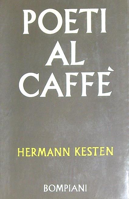 Poeti al caffè - Hermann Kesten - copertina