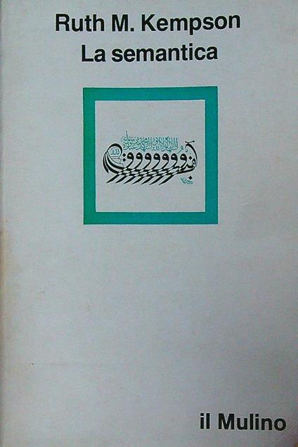 La semantica  - Ruth Kempson - copertina