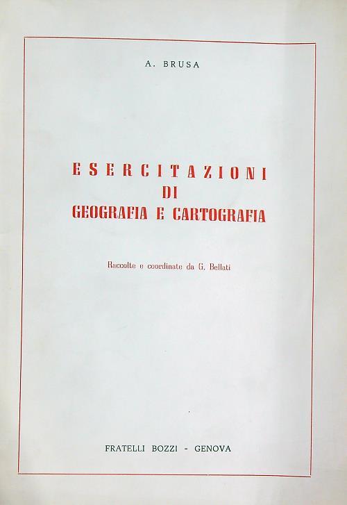 Esercitazioni di geografia e cartografia
