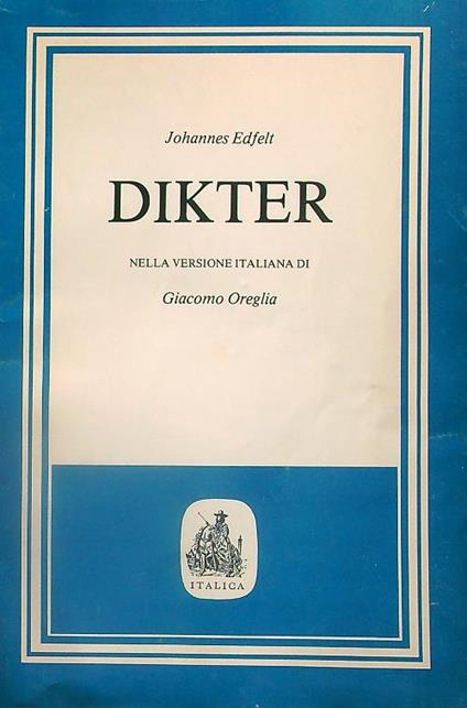 Dikter - Johannes Edfelt - copertina