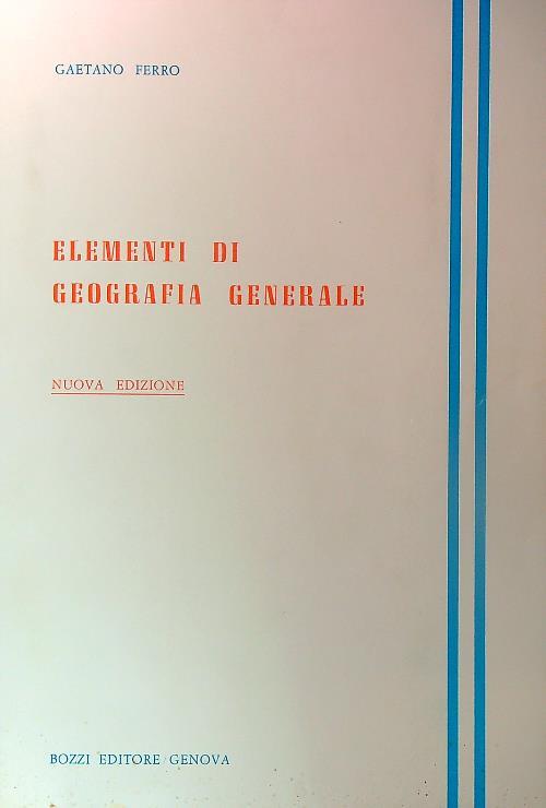 Elementi di geografia generale