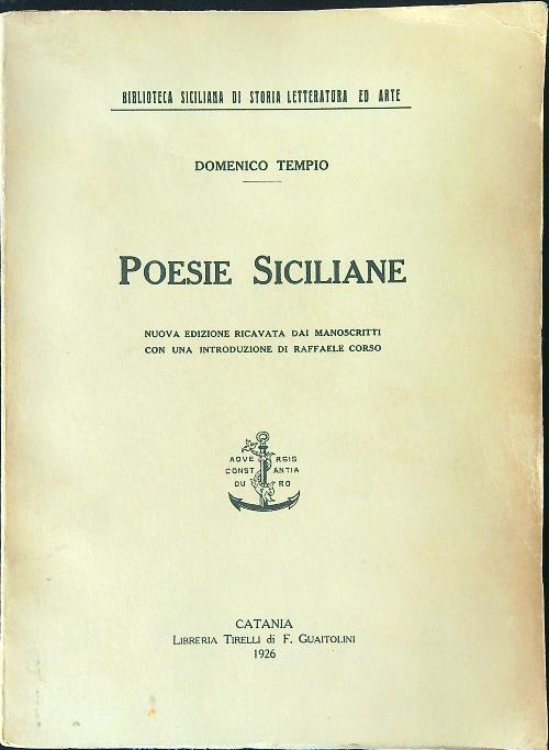 Poesie Siciliane