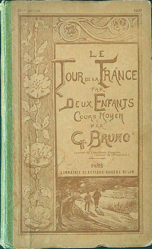 Le Tour de France par deux enfants - G. Bruno - copertina