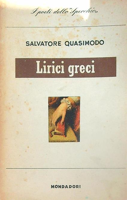 Lirici greci - Salvatore Quasimodo - copertina