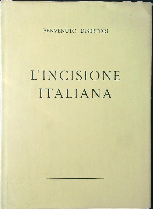 L' incisione italiana