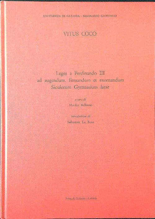 Leges a Ferdinando III