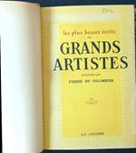 Les plus beaux ecrits des grands artistes
