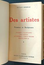 Des artistes premiere serie 1885-1896. Peintres et sculpteurs