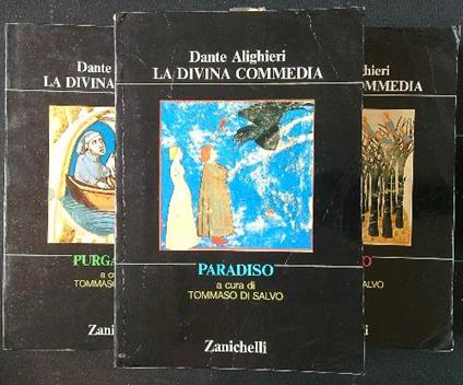 La divina commedia 3 voll. - Dante Alighieri - copertina