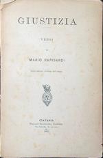 Giustizia. Versi
