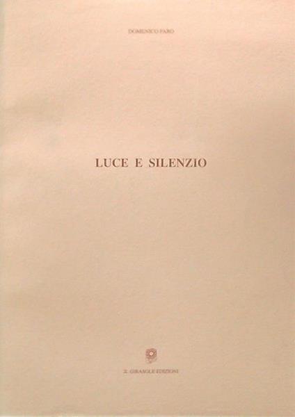 Luce e silenzio - Domenico Faro - copertina