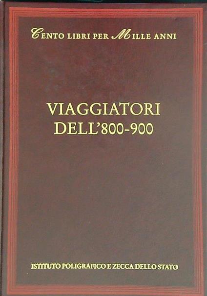 Viaggiatori dell'800-900  - Lorenzo Mondo - copertina