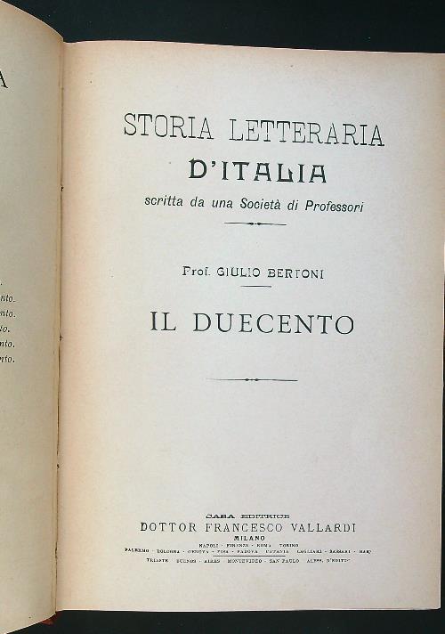 Il Duecento - Bertoni - copertina