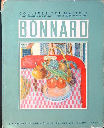 Bonnard - Jacques De Laprade - copertina