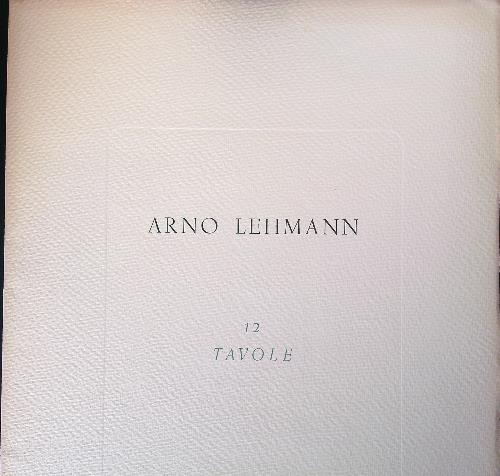Arno Lehmann. 12 tavole - copertina