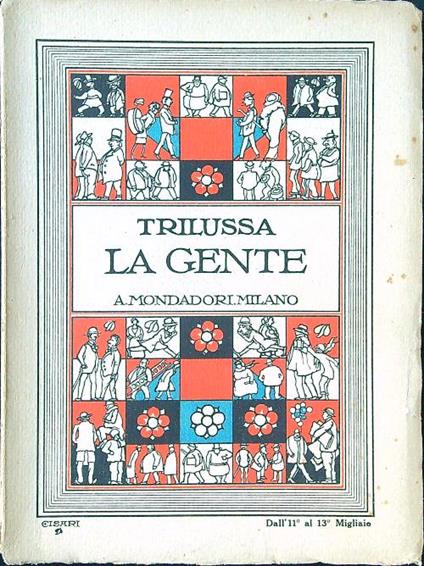 La gente - Trilussa - copertina