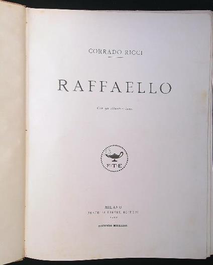 Raffaello - Corrado Ricci - copertina