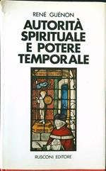 Autorità spirituale e potere temporale