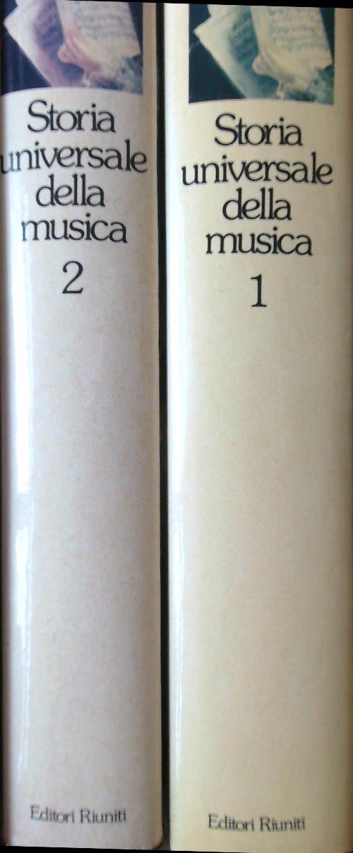 Storia universale della musica 2 voll.
