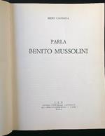 Parla Benito Mussolini