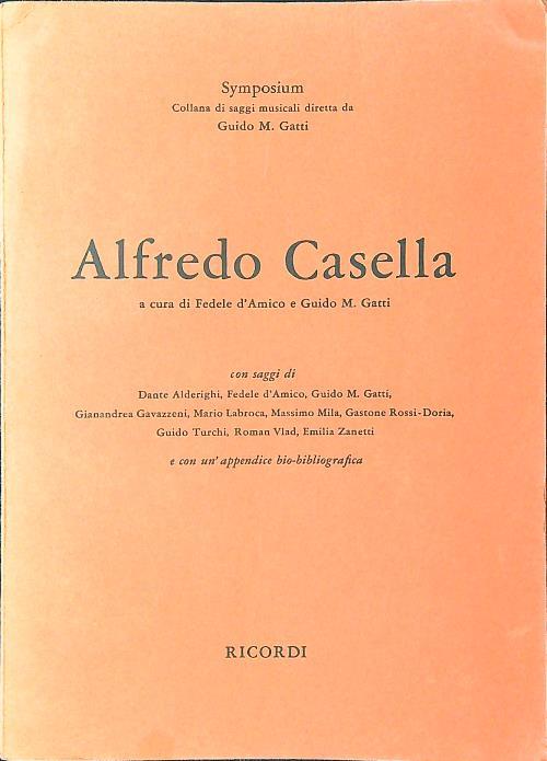 Alfredo Casella - d'Amico - copertina