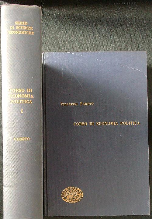Corso di economia politica 2 voll. - Vilfredo PAreto - copertina