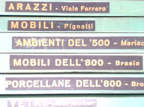 Le arti nella casa italiana lotto 6 voll.