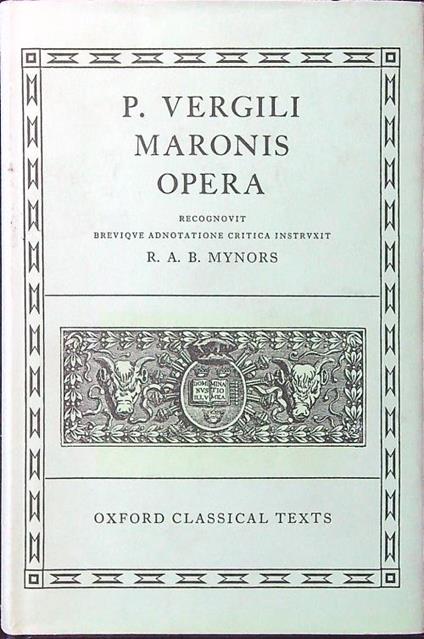 Opera - P. Vergili Maronis - copertina