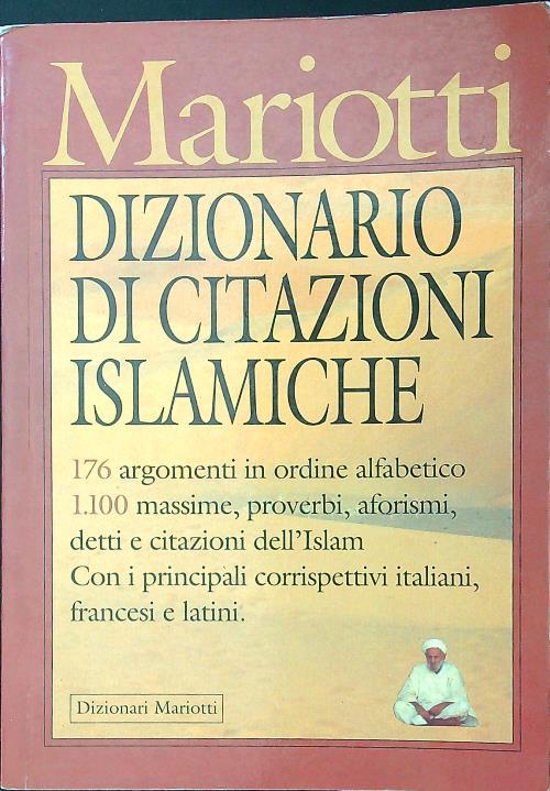 Dizionario di citazioni islamiche - Cristina Boiocchi - copertina