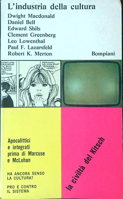 L' industria della cultura - copertina