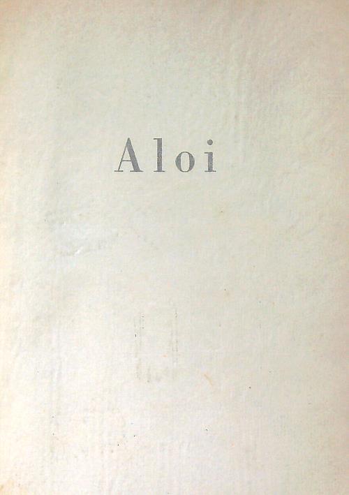 Discorso sull'oggettivismo a proposito di Aloi