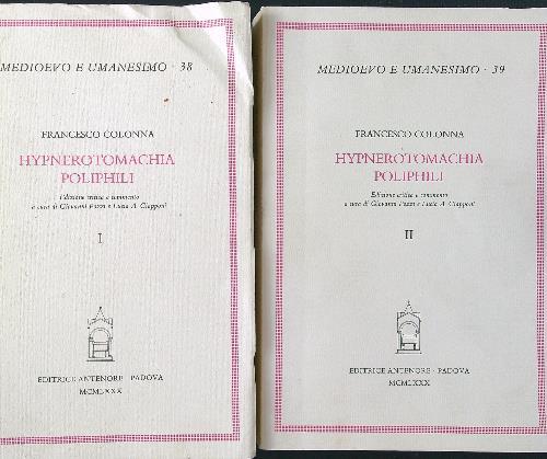 Hypnerotomachia poliphili 2 voll. - Francesco Colonna - copertina